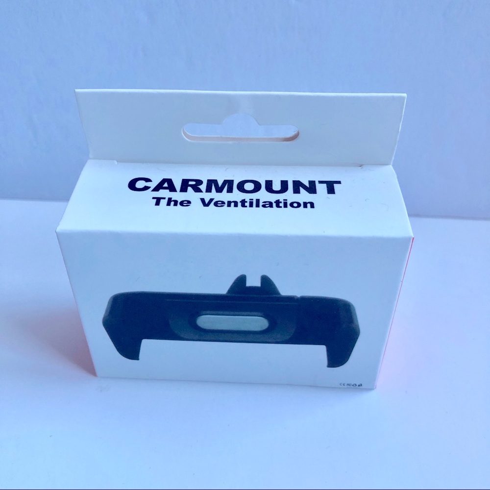 NEW Universal Cell Phone Car Air Vent AC Mount Holder Clip Black (1 Mount)